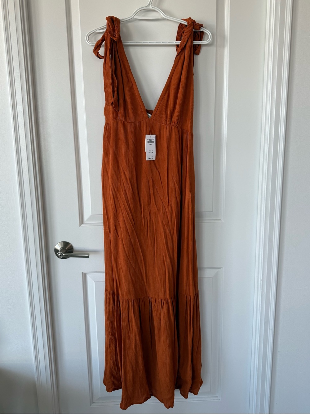 Rust Abercrombie Maxi Dress